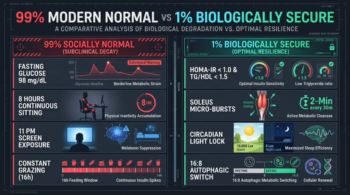 The Hidden Danger of a "Normal" But Biologically Insecure Lifestyle